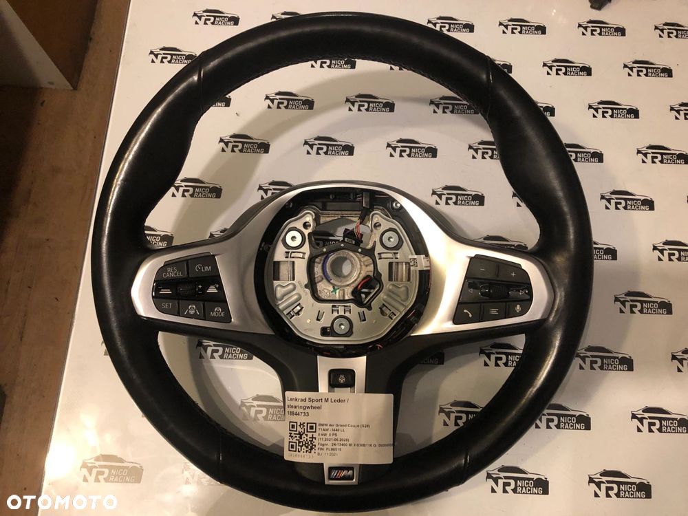 KIEROWNICA M-PAKIET GRZANA ASYSTENT BMW G20 G21 G22 G23 F40 F44 G42 G26 G29 - 1