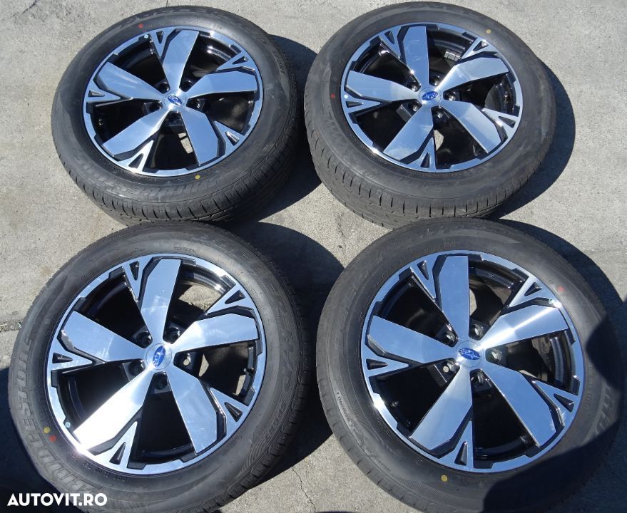 Jante aliaj Subaru Forester R18 ENKEI J18X7J 48 cu cauciuc - 1