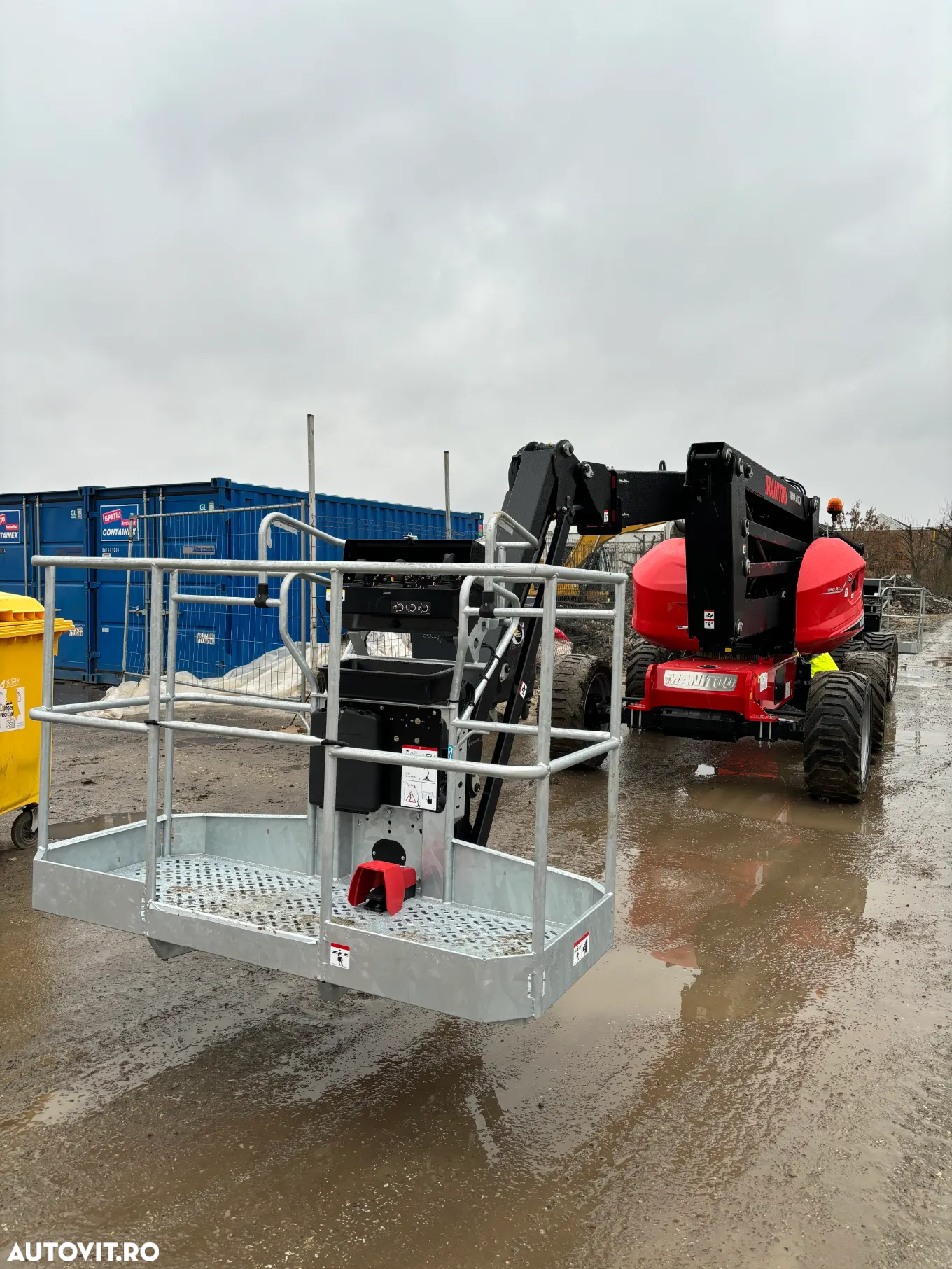 Inchirieri nacele cu brat diesel 4x4 Manitou - 5