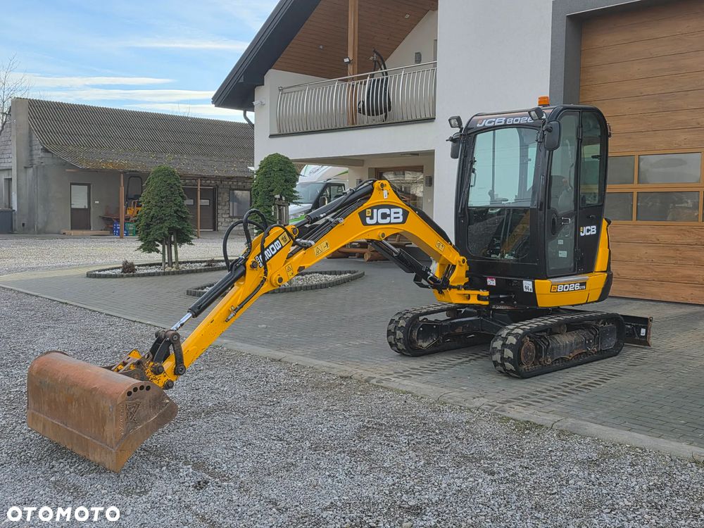 JCB JCB 8026 mini koparka 3 łyżki szybkozłącze 1 wł sprowadzona serwisowana idealna 8025 - 18