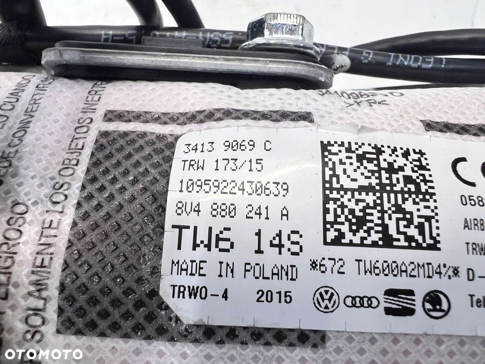 PODUSZKA FOTELA LEWY PRZÓD AUDI A3 8V 8V4880241A - 4