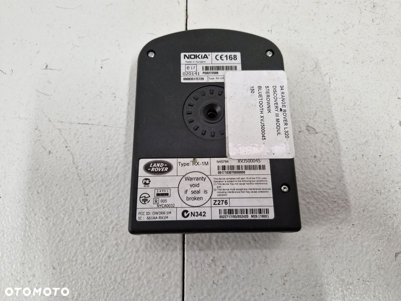 RANGE ROVER L320 DISCOVERY III MODUŁ STEROWNIK BLUETOOTH XVJ500045 - 3