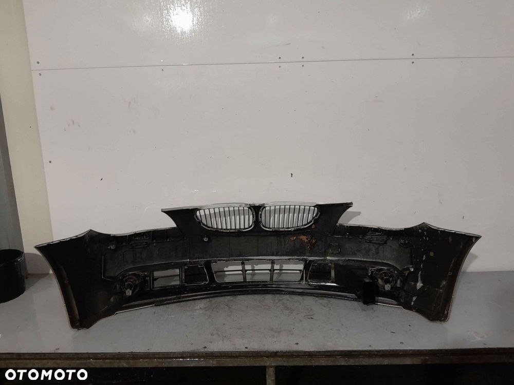 ^ ZDERZAK PRZÓD PRZEDNI DO BMW SERII 5 E60/E61 PDC SPRYSKIWACZE LAMP XENON TITANSILBER SREBRNY HALOGENY - 5