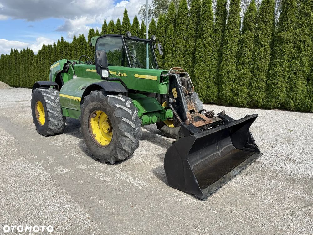 John Deere 3420 / TELESKOPOWA / 7 METRÓW / SZYBKA I MOCNA / BEZ DPF I ADBLUE / SPROWADZONA Z NIEMIEC / ŁADNIE UTRZYMANA / ORYGINAŁ / KLIMA / 33.7 26.6 42.7 38.7 531-70 532-70 735 741 634 3400 - 4