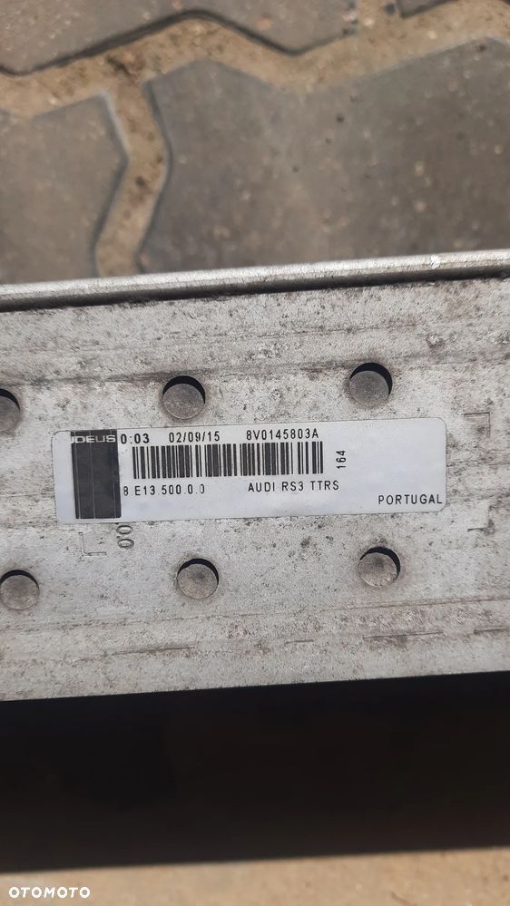 AUDI RS3 INTERCOOLER 8V0145803A + BELKA ZDERZAKA - 3