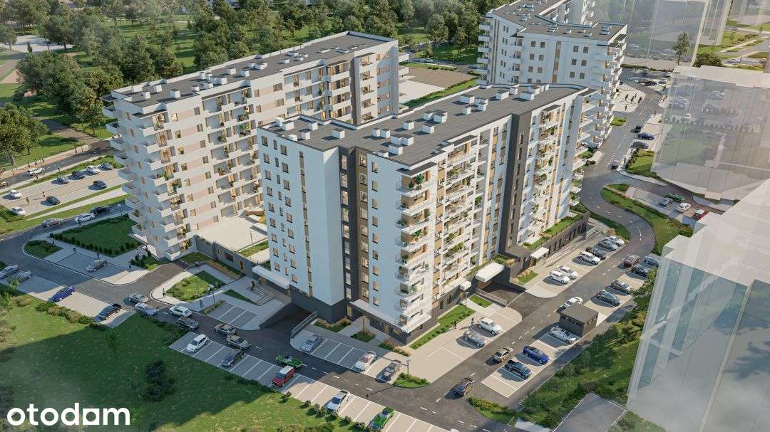 3 pokoje - 68,14m2 |Oddzielna kuchnia |2 łazienki |Balkon |Projektant