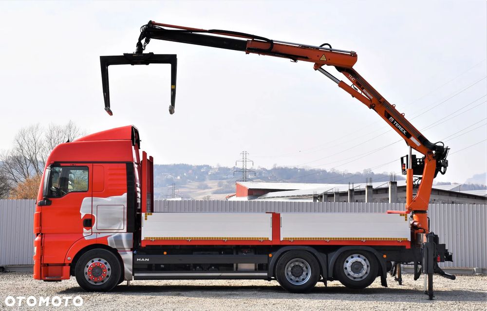 MAN TGX 26.440 * SKRZYNIA 6,00 m + TEREX 135.2-A1 * Stan BDB! - 3