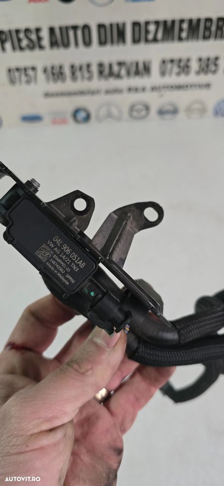 Senzor Presiune Gaze Evacuare Audi Vw 2.0 Tdi Euro 6 Cod 04L906051AB A6 C8 T6 Tiguan Q3 Q5 - 6