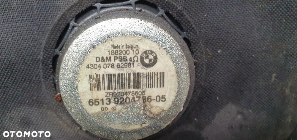 Głośnik niskotonowy oryginał BMW 1 E87 9204786 - 5