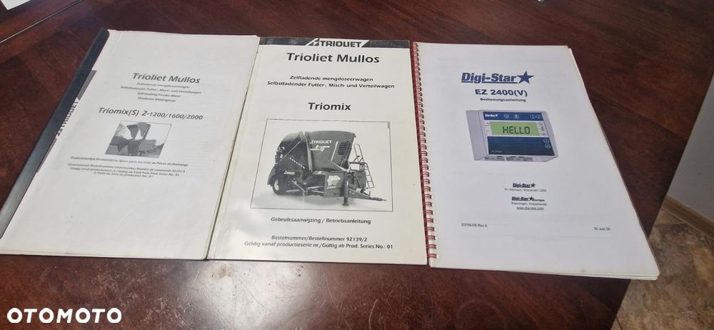Trioliet TRIOMIX 2-1200 Wóz paszowy Paszowóz Ścielarka - 8