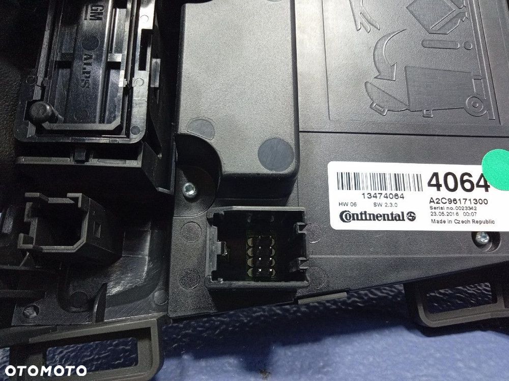 OPEL ZAFIRA III C LIFT 2016- PANEL  RADIA I NAWIGACJI 13474064 - 6