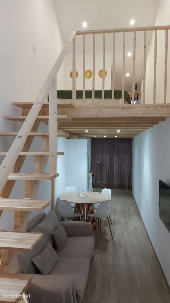 Apartamento T1 com terraço e lavandaria