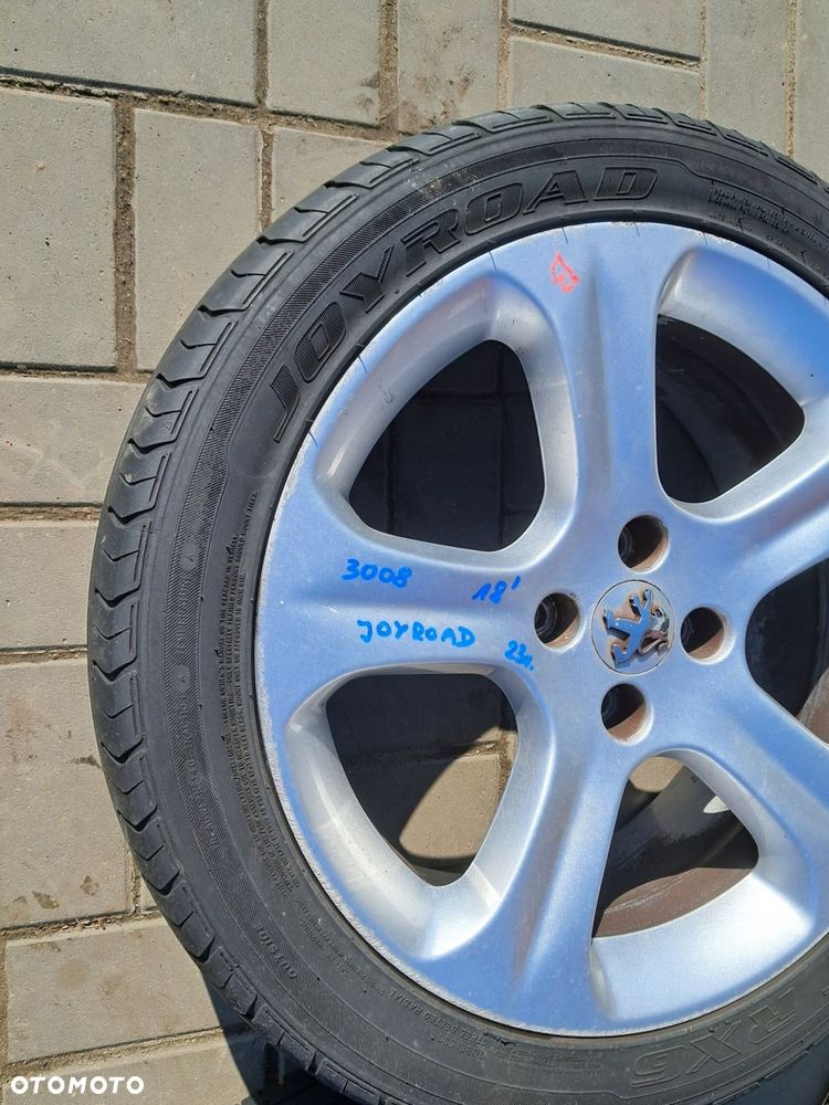 peugeot 3008 felgi aluminiowe 18" 9685121480 7,5j et29 4x108 - 12