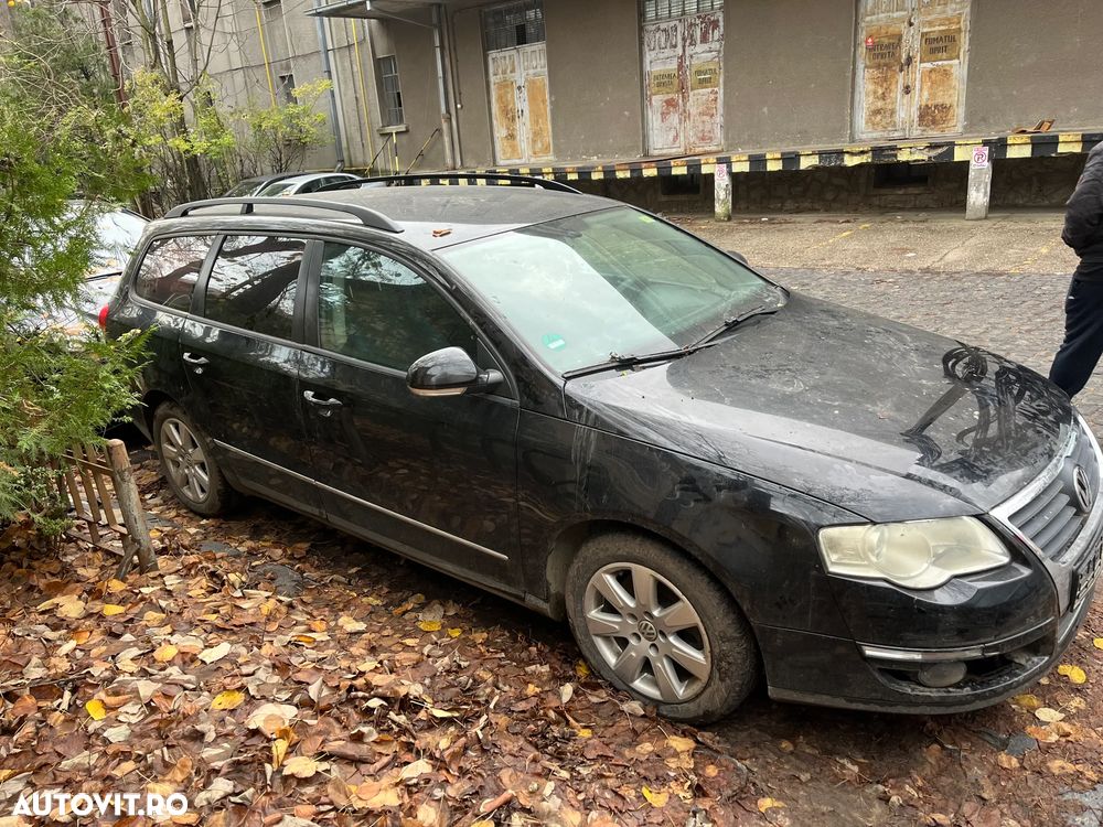 Bara fata completa cu grila centrala VW Volkswagen Passat B6 negru 2007 - 5