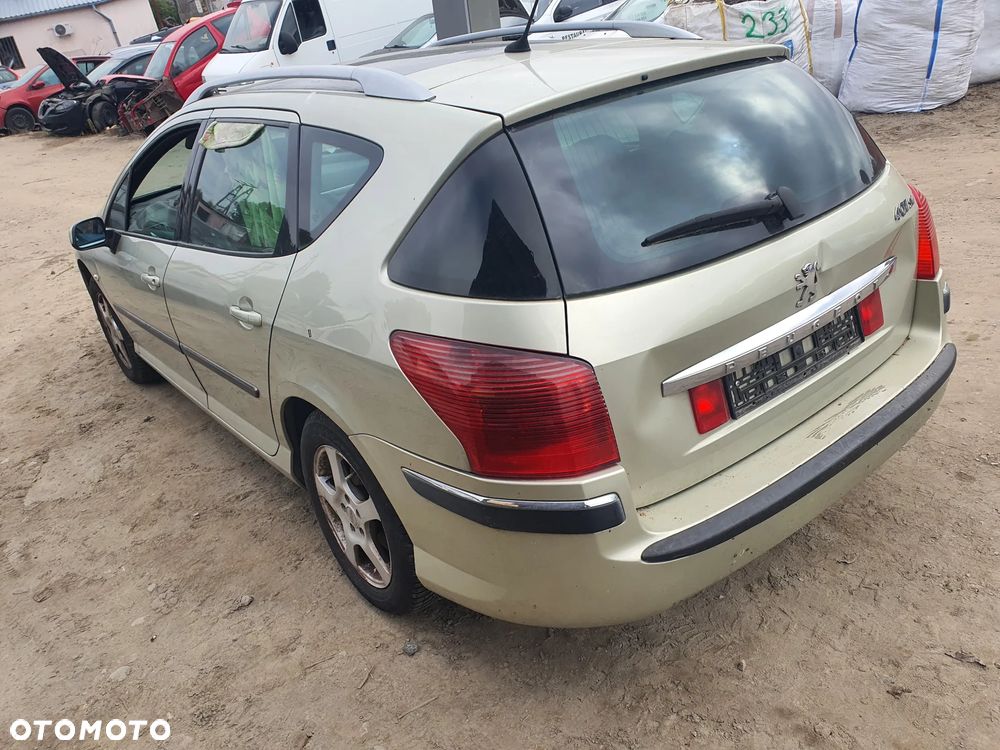 peugeot 407 kcvd maska zderzak lampa grill błotnik drzwi zbiornik paliwa szyba lusterko klamka klapa - 6