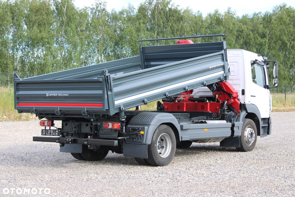 Mercedes-Benz Atego 1524 Nowy 3-stronny Wywrot Kiper Wywrotka Nowy żuraw HDS HMF 810 K2 Fassi Palfinger Hiab DN HC TGL TGM Midlum Eurocargo LF FL - 16