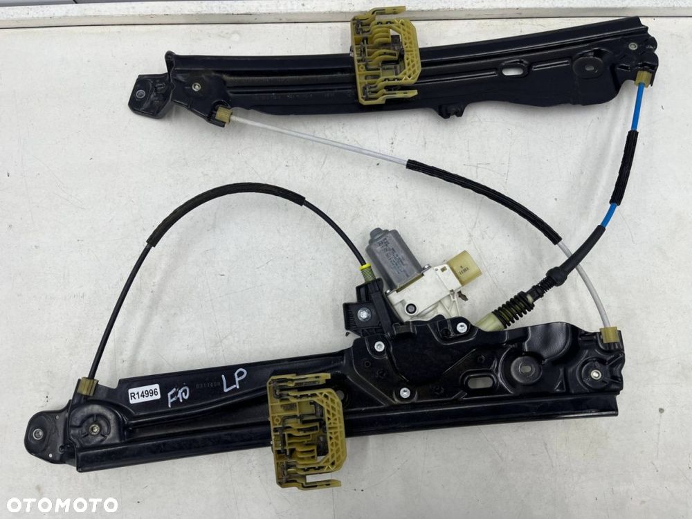 Podnośnik szyb BMW 5 F10 sedan F11 kombi 10-17r. LEWY przedni mechanizm silniczek lewy przód 6 pin - 1