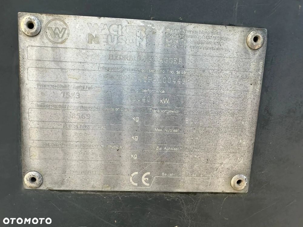 Wacker Neuson 75Z3 Koparka gąsienicowa, 2013rok, 60KM - 7