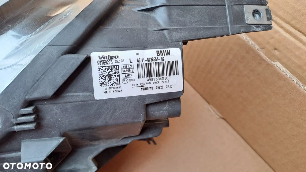 MINI COUPER F55 F56 LIFT F57 PRAWA LAMPA 8738651-02 - 6