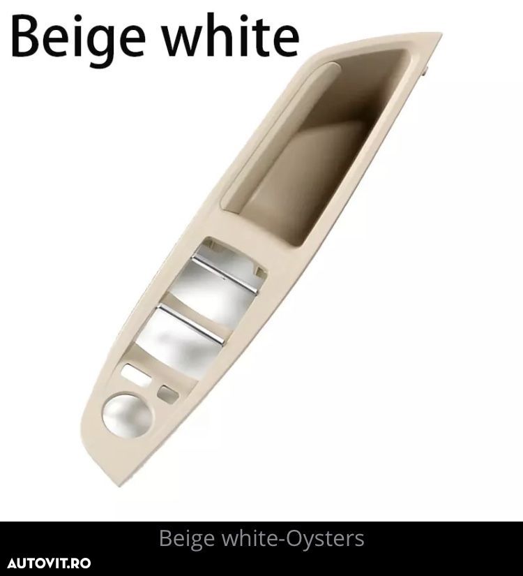 Maner interior usa sofer Bmw seria 5 F10/F11 negru,crem,alb - 4