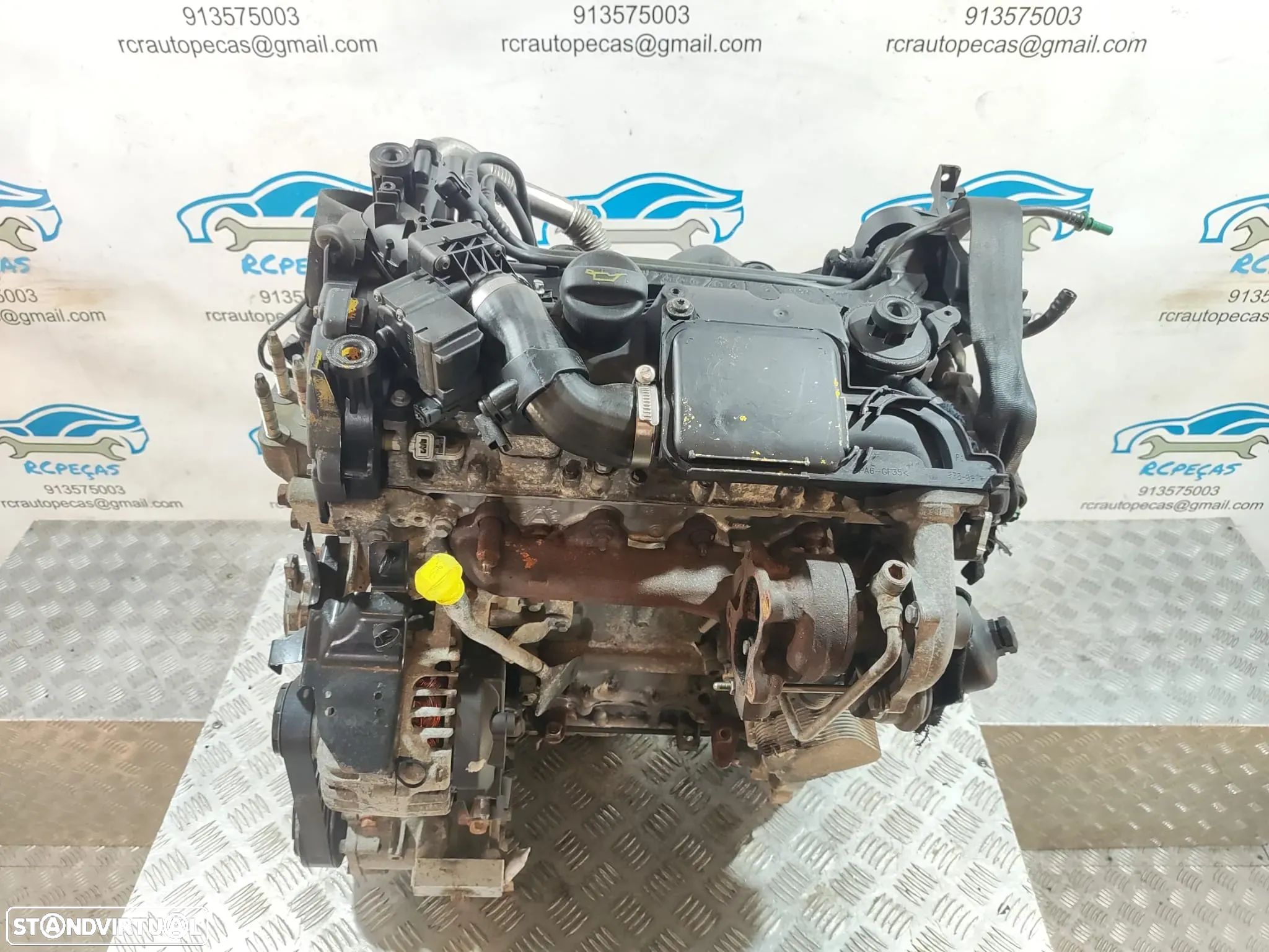 .Motor Completo Ford Fiesta Mk6 VI 6 1.4 TDCI 8v 68cv F6JD F6JA F6JB - 1
