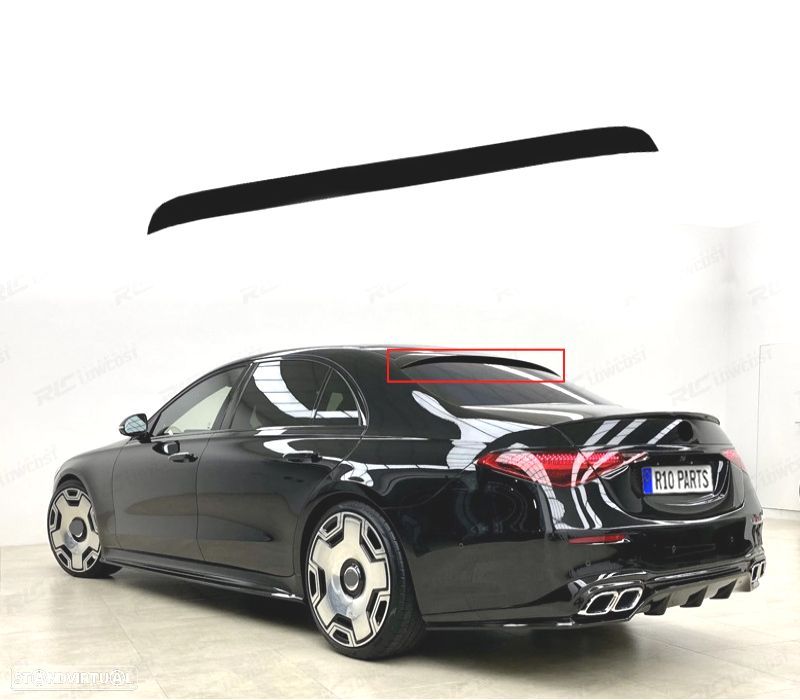 AILERON MERCEDES CLASSE S W223 21- PRETO BRILHANTE - 1