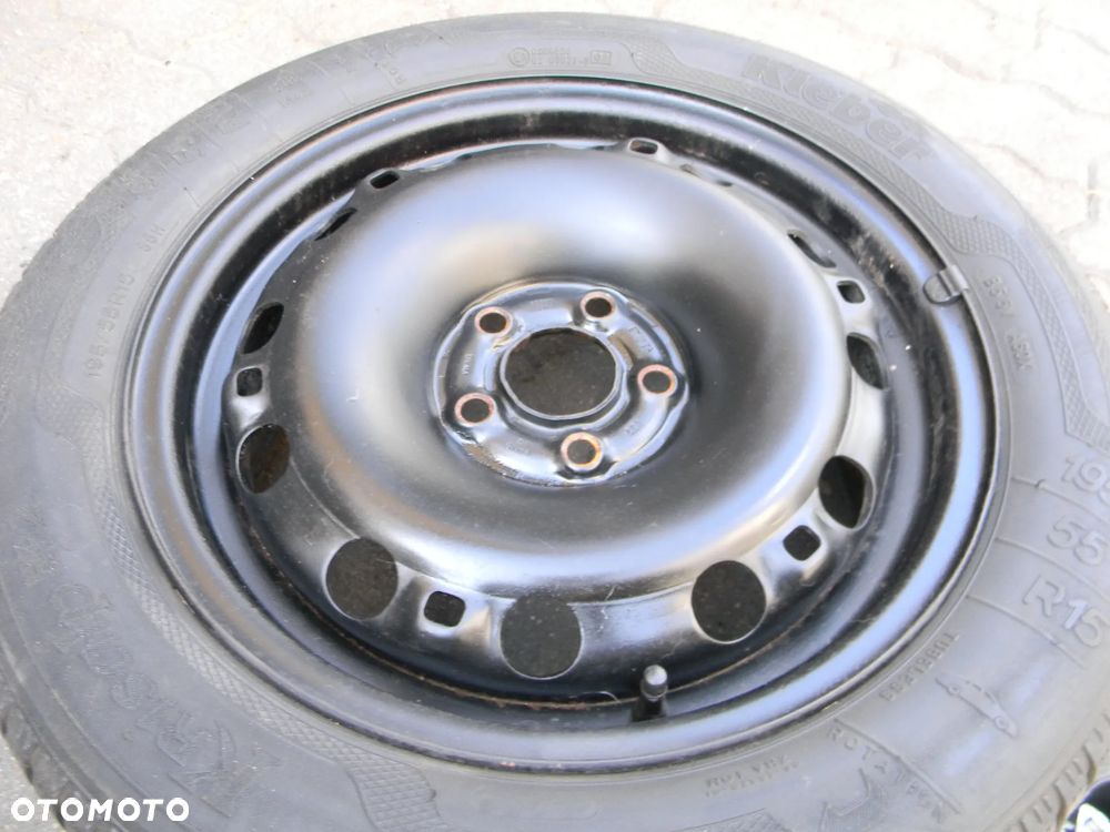 15" dojazd zapas koło dojazdowe SKODA FABIA II ROOMSTER PRAKTIK  lewarek klucz - 3