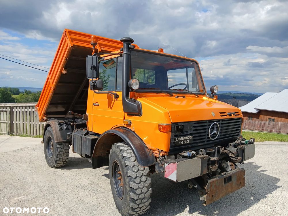 Mercedes-Benz Unimog 1450 4x4 Czołownica Ciagnik rolniczy - 7