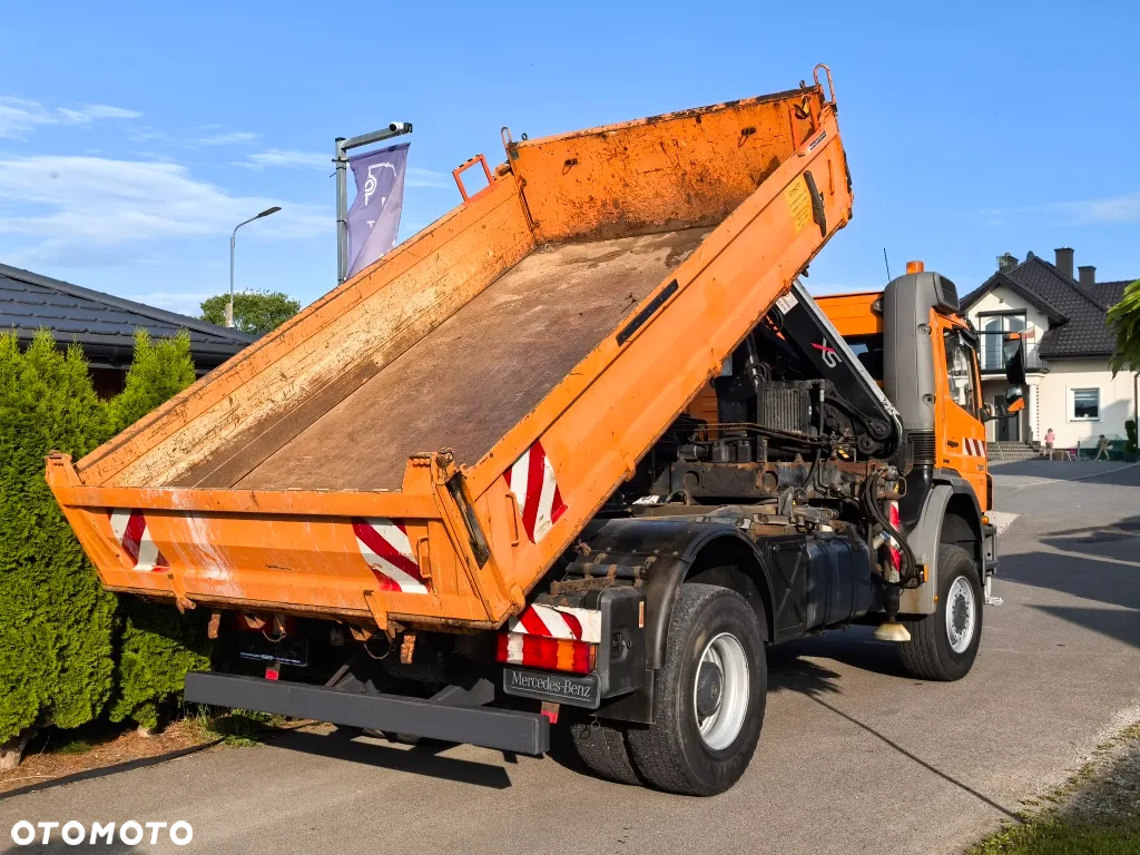 Mercedes-Benz * AXOR * 4x4 * Wywrotka 3-stronna * Hiab 099 * Czołownica do pługa * - 14