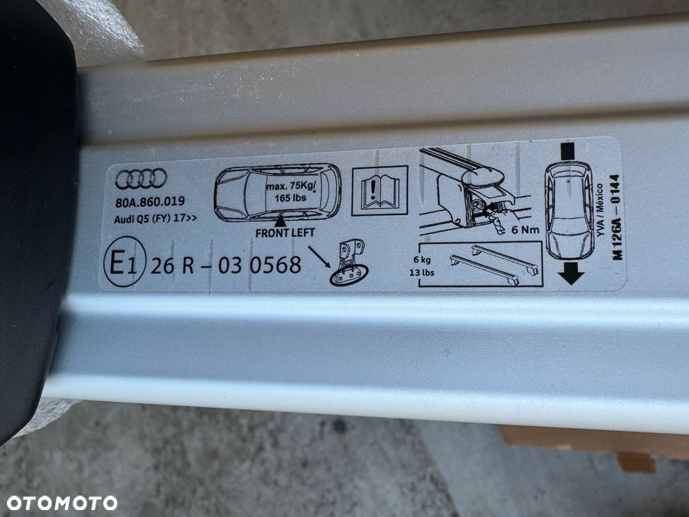 Relingi Dachowe Audi Q5 17r > 80A.860.019 - 2