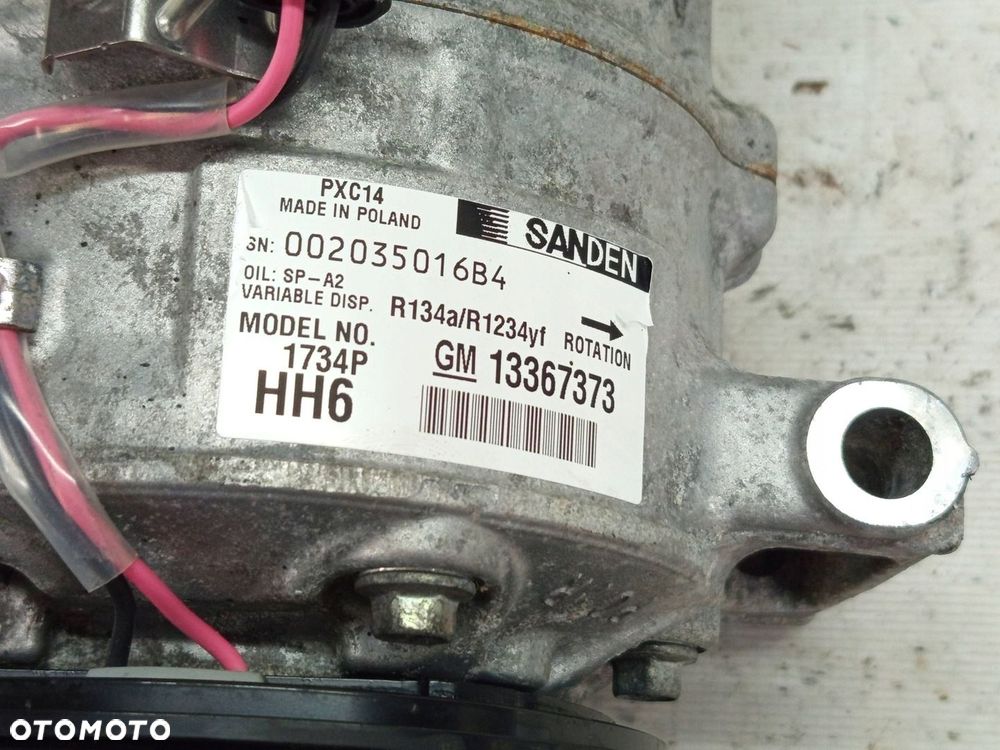 SPRĘŻARKA KLIMATYZACJI OPEL ASTRA K 1.6 CDTI 13367373 - 6