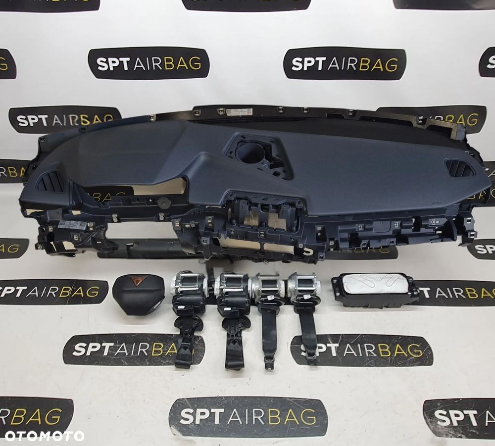 CUPRA TERRAMAR DESKA ROZDZIELCZA KONSOLA KOKPIT PULPIT PODUSZKI AIRBAG AIR BAG PASY KIT SET - 1