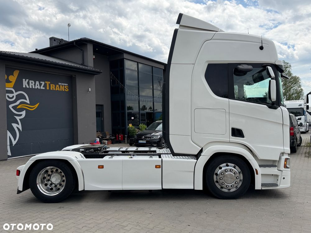 Scania Low deck mega r450 z Niemiec alcoa full led dwa duże zbiorniki navi klima postojowa nowe Tacho - 5