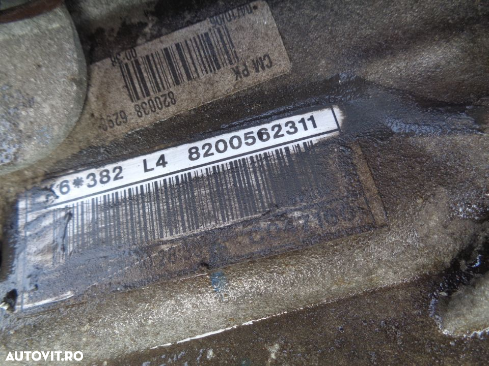 Vand Cutie de Viteza Manuala cu 6 trepte Renault Megane2/Scenic2 1.9 DCI F9Q din 2006 cod:8200562311 - 2