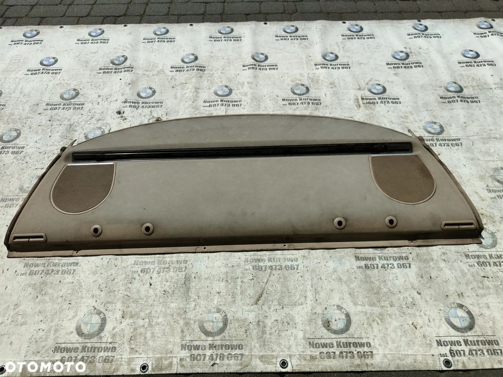 BMW E46 Sedan Półka tylna z roletą elektryczną - 1