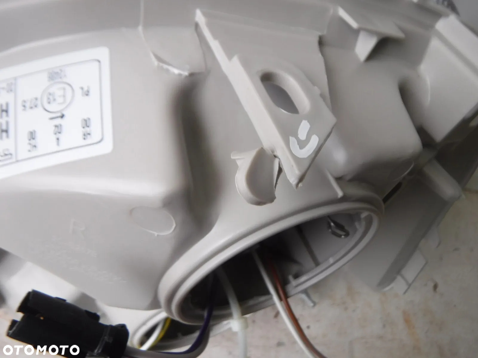 renault master ii 2 lampa przód prawa przednia nowa z uszkod - 4