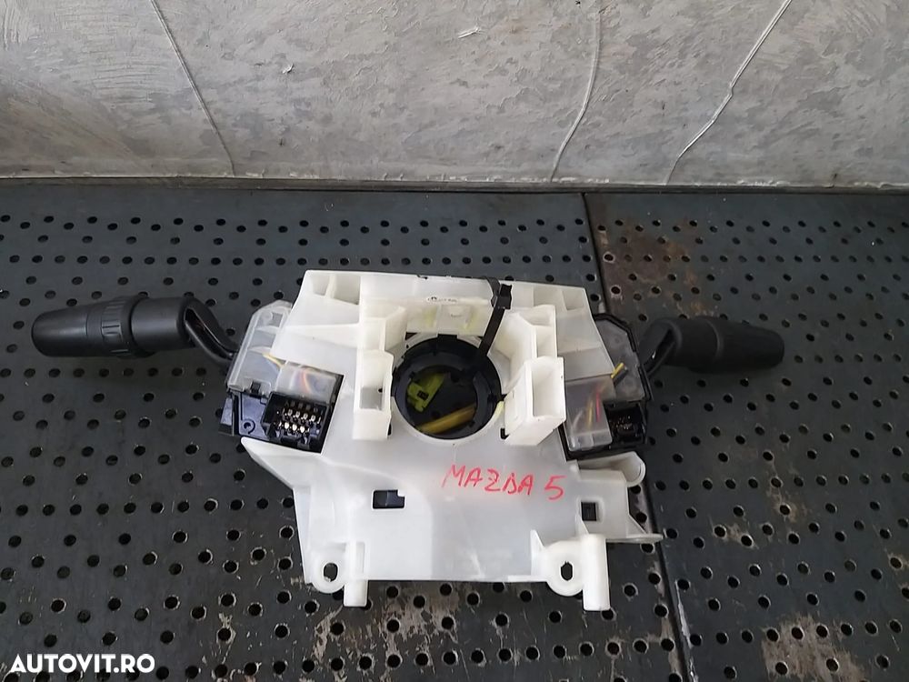 Bloc manete semnalizare stergator parbriz spirala volan mazda 5 cr 17d682 cc6817e675 - 2