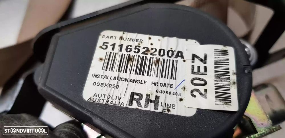 CINTO SEGURANÇA FRONTAL DIREITO KIA SPORTAGE 2005 -888201F200 - 3