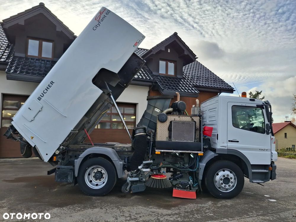 Mercedes-Benz Atego 1524 Zamiatarka BUCHER CityFant 60 2 Silniki Tylna Oś Na Poduszkach Rura Do Liści / Studzienek Zamiatarka Uliczna Sprzątanie Zamiatanie - 20