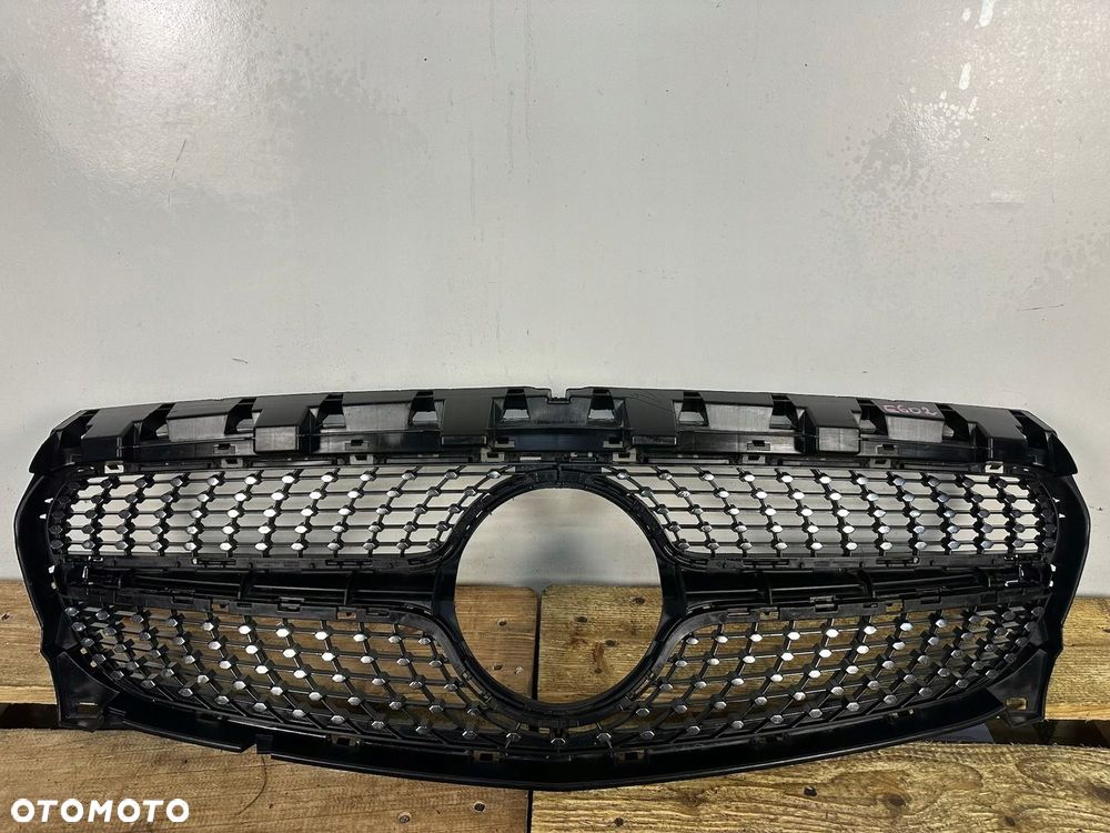 GRILL ATRAPA CHŁODNICY PRZÓD MERCEDES CLA W117 LIFT AMG DIAMOND A1178880600 - 1