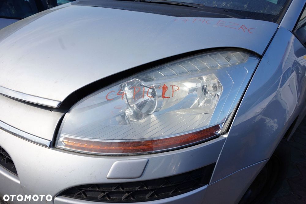 MASKA ZDERZAK BŁOTNIKI LAMPY C4 PICASSO I EZRC  CITROEN 2006-2010 SREBRNY PRZÓD KOMPLETNY - 4