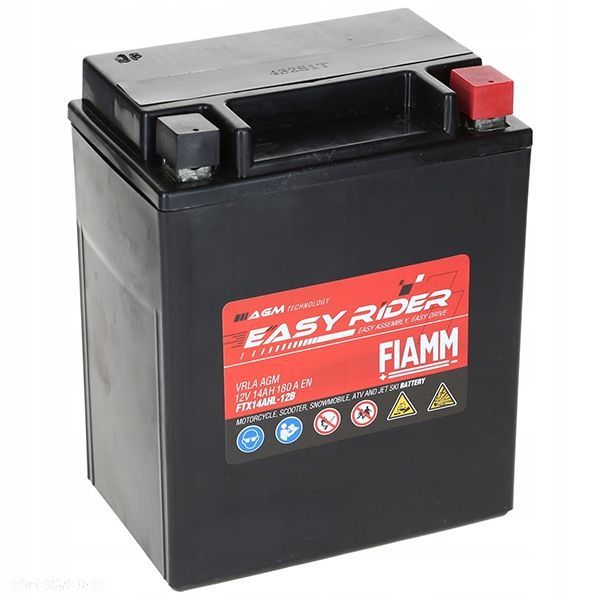 Akumulator Fiamm Easy Rider FTX14AHL-12B14Ah 150A 15087130 - 1