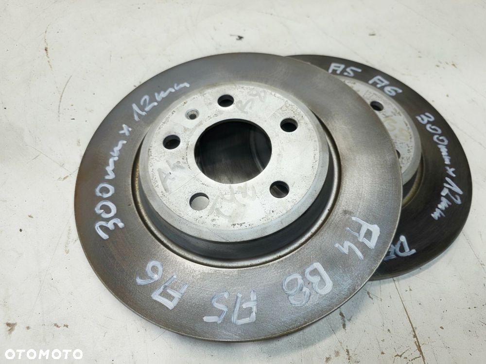 TARCZA TARCZE HAMULCOWE TYŁ AUDI A4 B8 A5 8T A6 C7 300 MM x 12 MM DELPHI - 3