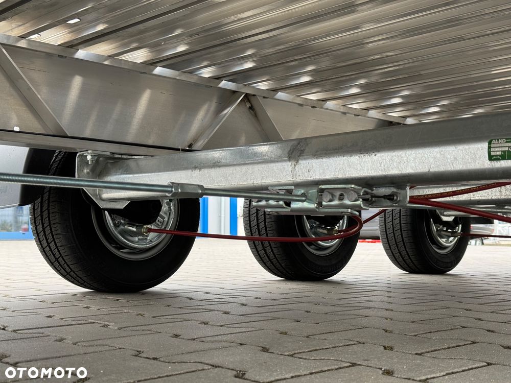 Gromex laweta aluminiowa | 850x210cm | DMC 3500kg | platforma na 2 auta | 3 osie AL-KO | OŚWIETLENIE LED - 26