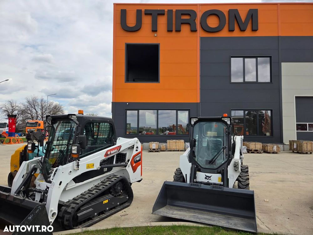 Bobcat S510, NOU 2025, ridica 810kg la 2,7t, ANVELOPE PLINE, Aer conditionat, usa cabina, motor Kubota 50CP, sist hidraulic suplimentar, cupa 1mc, furci, posibilitate leasing 5 ani-PROMOTIE 41.900 EUR+Tva - 37