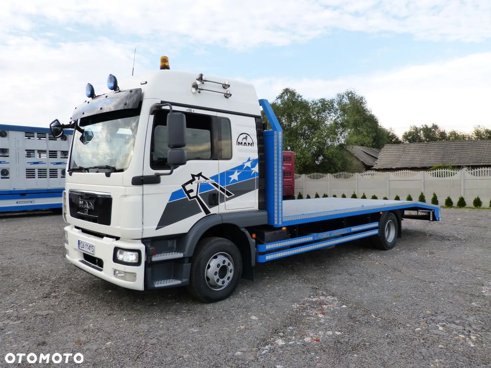 MAN TGM 15.290 POMOC DROGOWA AUTOLAWETA SPECJALNY EURO 5 DMC 15.500 KG ŁADOWNOŚĆ 9.000 KG XENON - 8