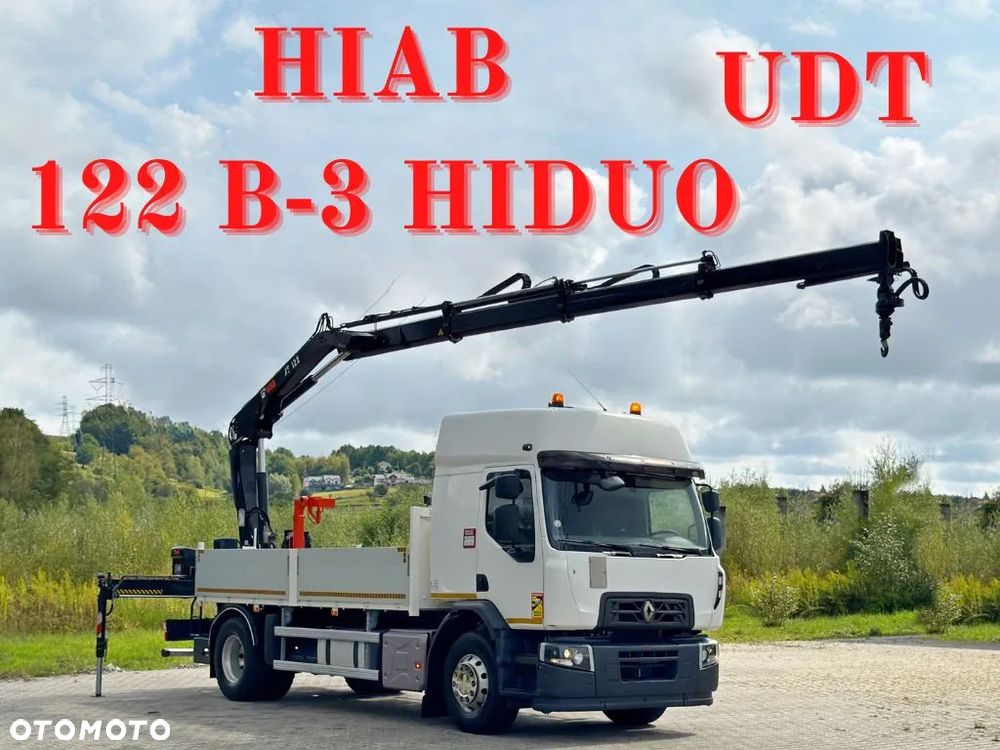 Renault C 430 * SKRZYNIA 5,00 m * HIAB 122 B-3 HIDUO + PILOT * STAN BDB - 1