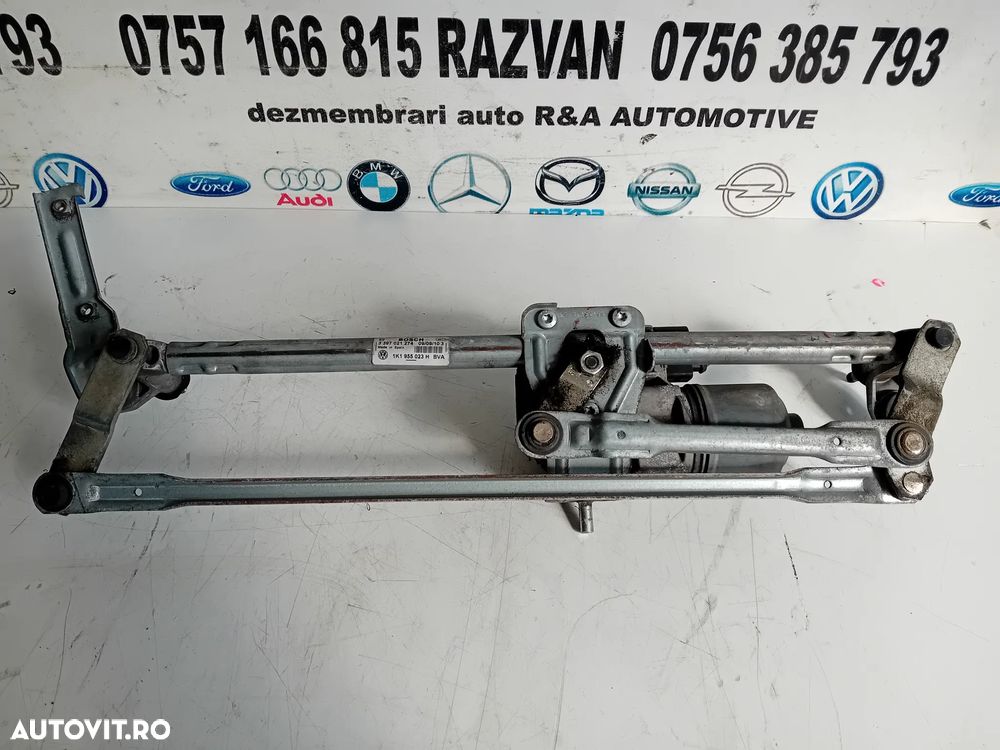 Ansamblu Motoras Stergatoare Vw Golf 6 VI Jetta Octavia 2 1K1955023H Volan Stanga Motor 1.6 Tdi CAY - 4