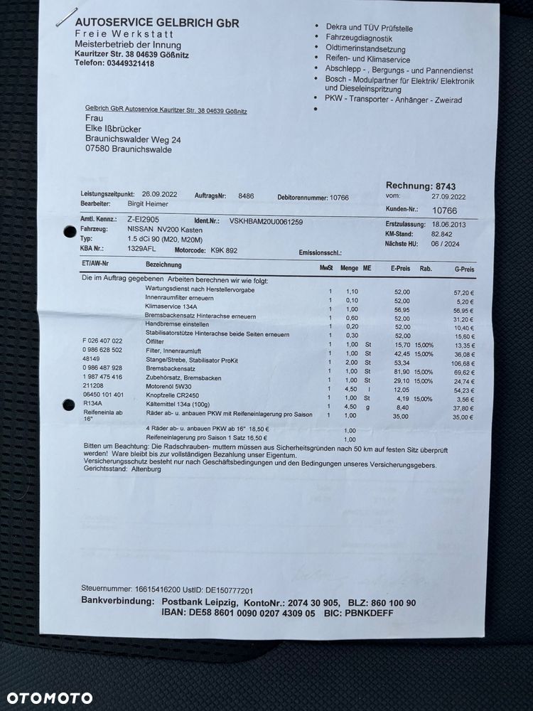 Nissan NV200 - 38