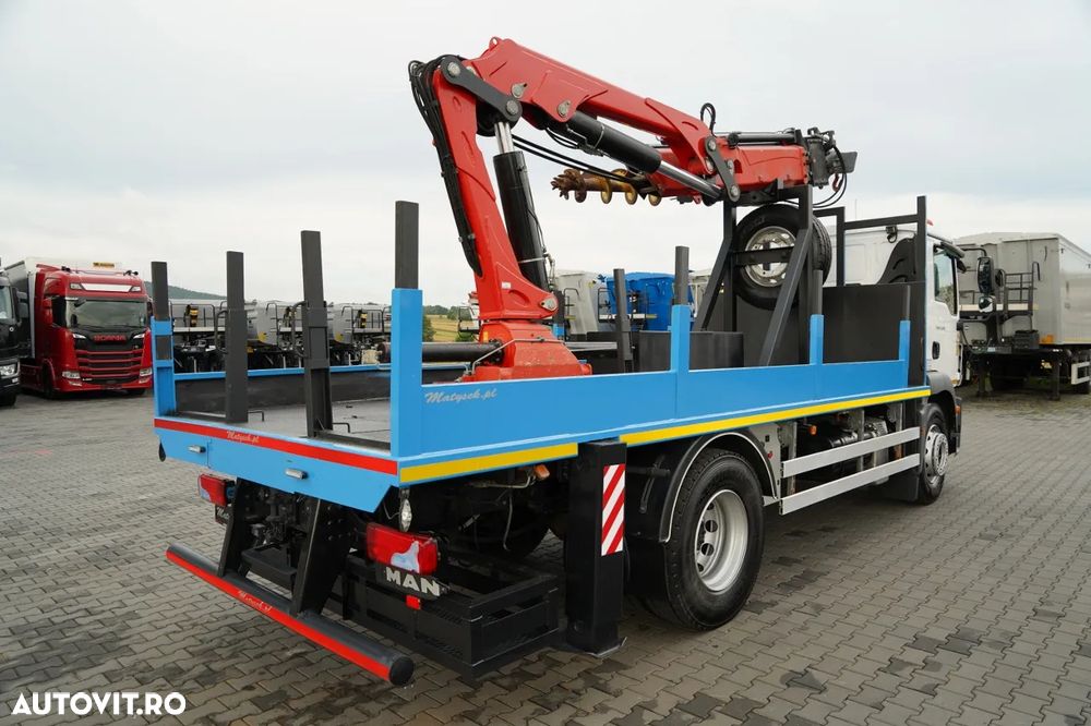 MAN TGM 15 .290 / HDS HC 190 + FORATOR 2 mb / FORMAT / RADIO CONTROL / EURO 6 / MANUAL / 2019 - 9